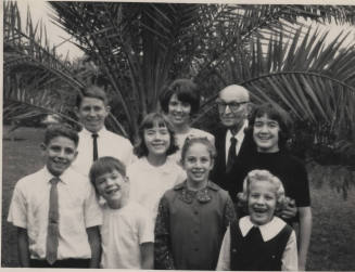 Carl Hayden Stands with Family