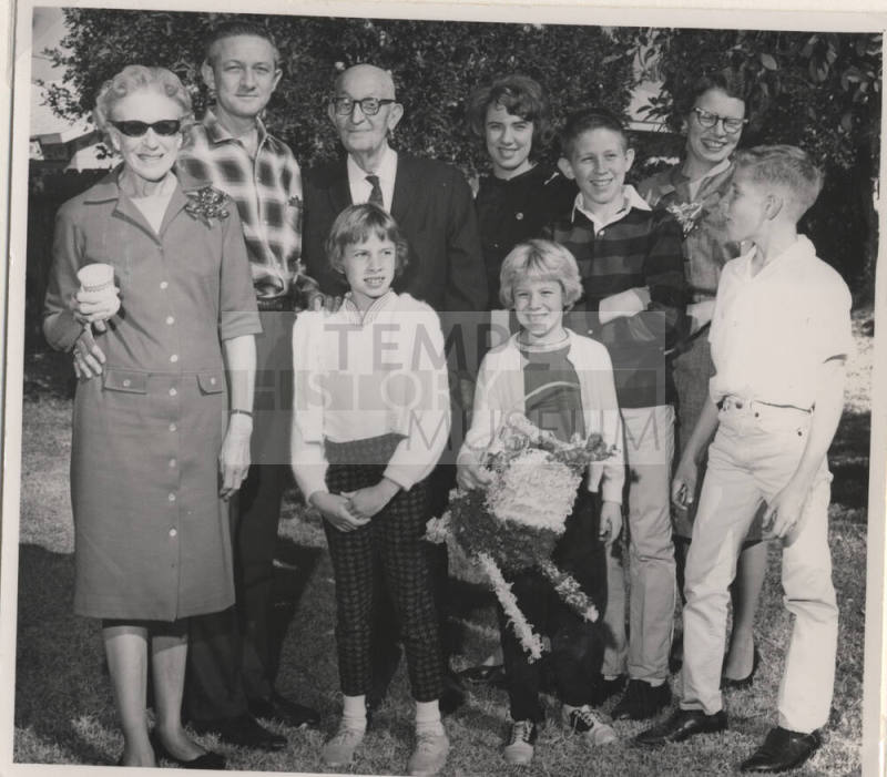 Carl Hayden with Larry Hayden and Family
