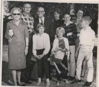 Carl Hayden with Larry Hayden and Family