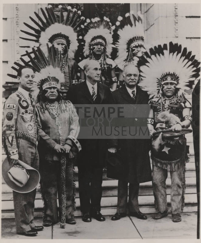 Carl Hayden with Hopi Indians