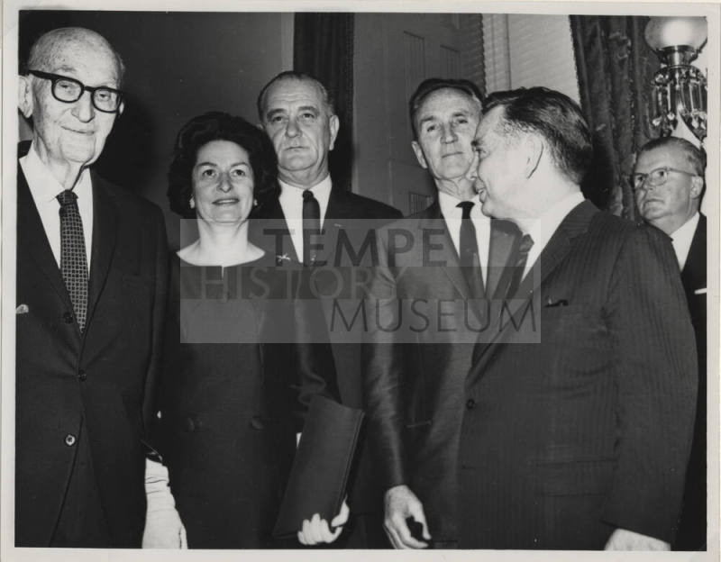 Carl Hayden at the White House