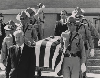 G. Homer Burham at the Funeral of Carl Hayden