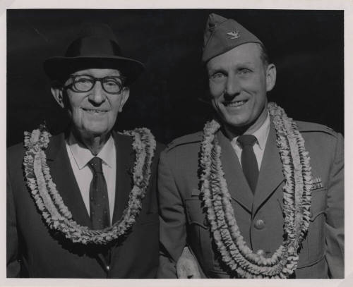 Senator Carl Hayden and Air Force Official