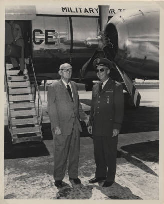 Senator Carl Hayden with General Davis
