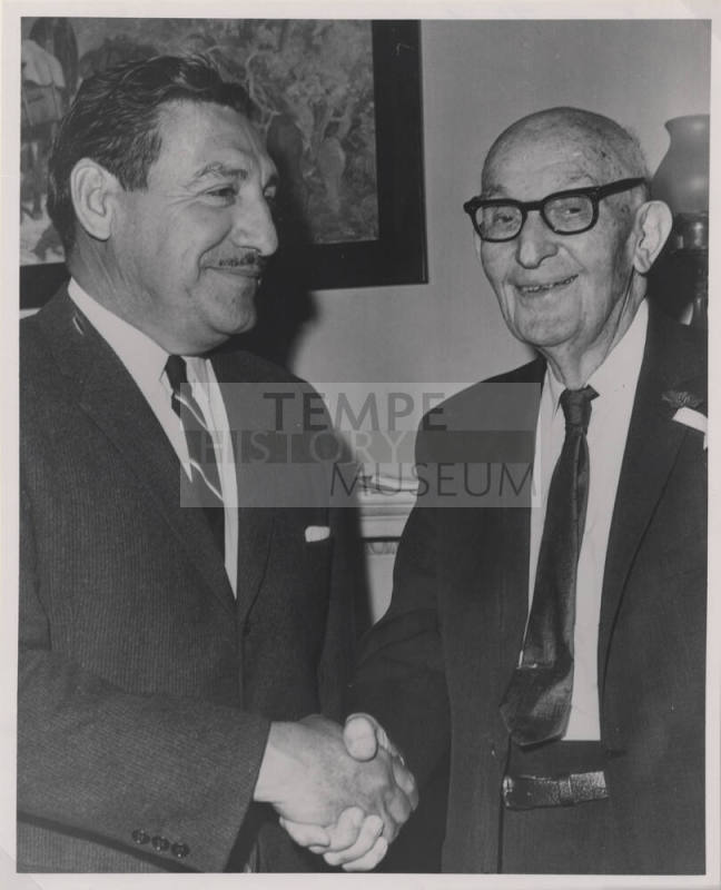 Senator Carl Hayden with Ambassador Castro
