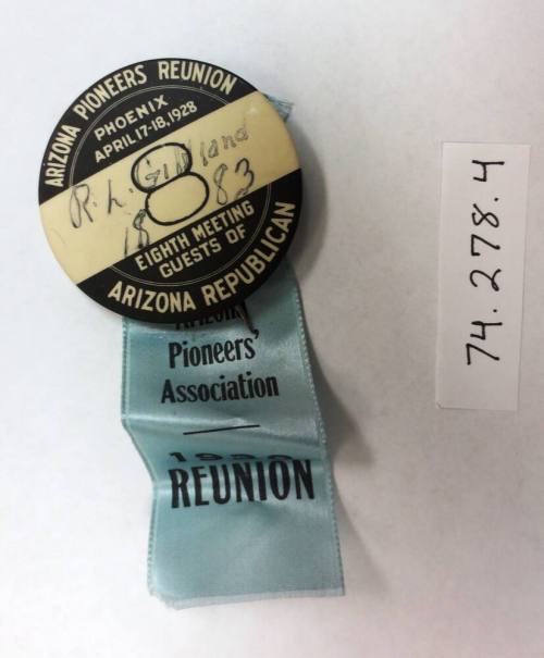 Arizona Pioneers Reunion button