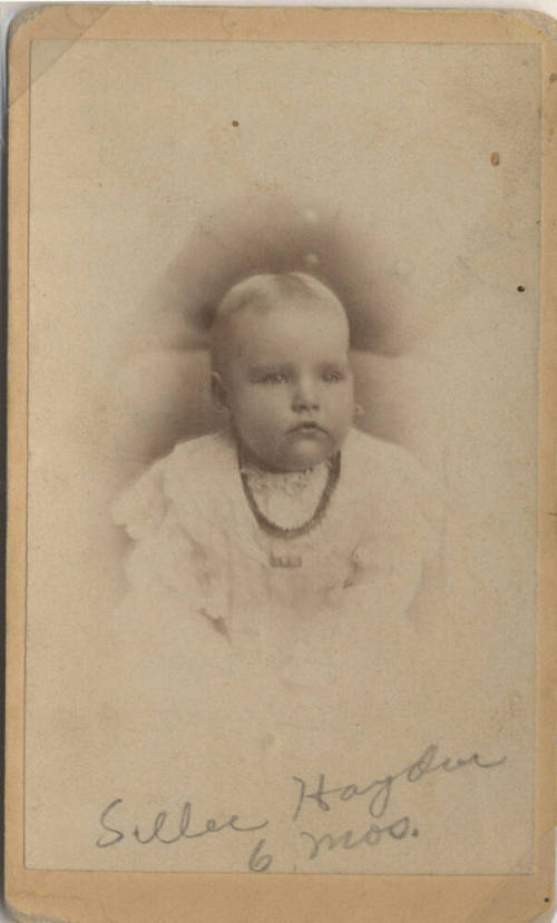Sallie Hayden at Six Months