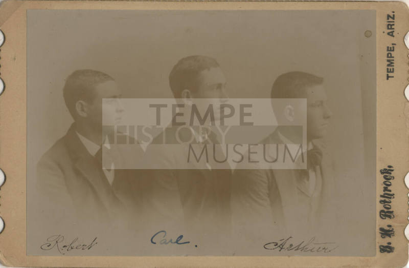 Robert, Carl Hayden, and Arthur