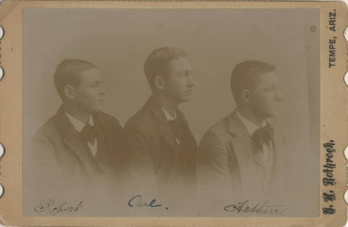 Robert, Carl Hayden, and Arthur