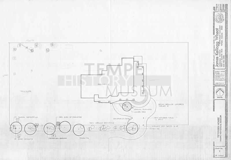 Landscape Drawing for Niels Petersen House