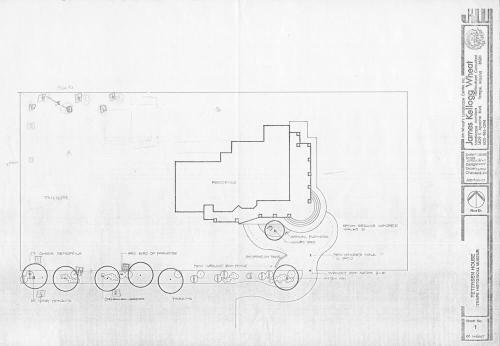 Landscape Drawing for Niels Petersen House