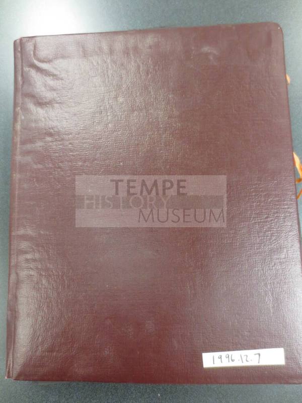 Patti Heuloth Arizona State Teachers College scrapbook