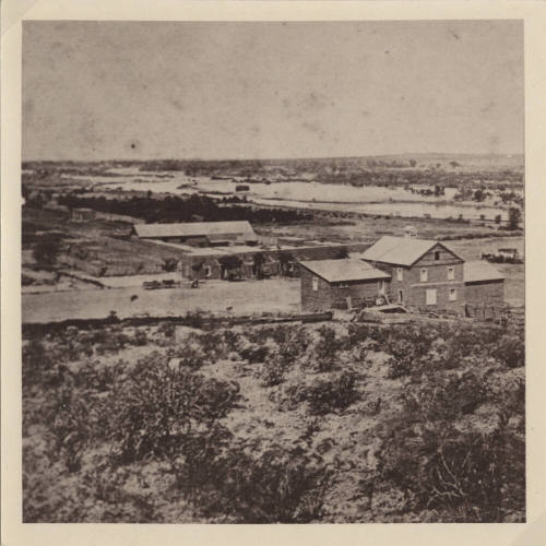 Aerial View of Hayden Flour Mills and La Casa Vieja