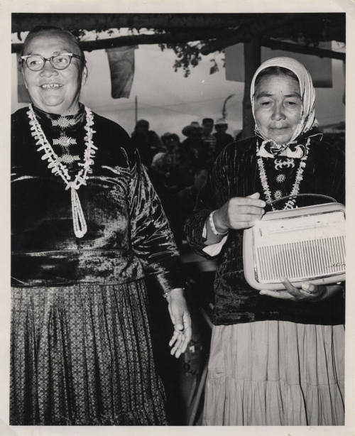 Annie Wauneba and an Unidentified Navajo Woman