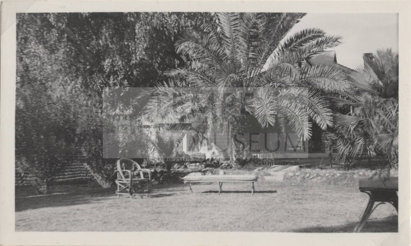 A Yard Outside a House