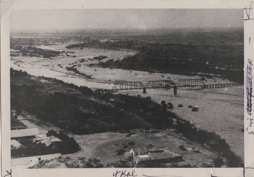 Bird's Eye View of Arizona Landscape - west Tempe & Hayden House