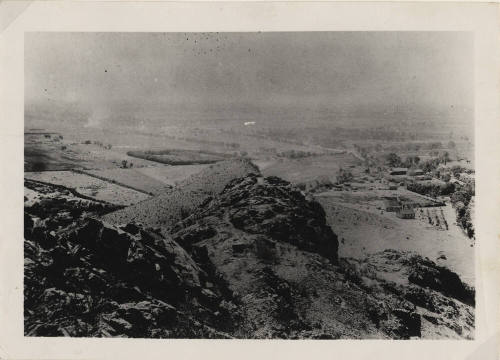 View from Hayden Butte toward Mt. Carmel Church and farmland