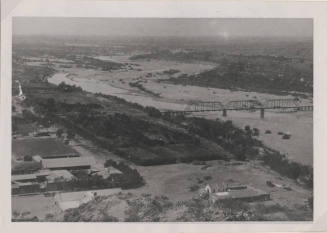 Aerial View of Arizona Landscape - west Tempe & Hayden House