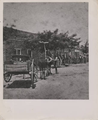 Wagon Outside La Casa Vieja
