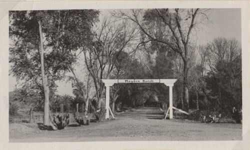 Gate to the Hayden Ranch