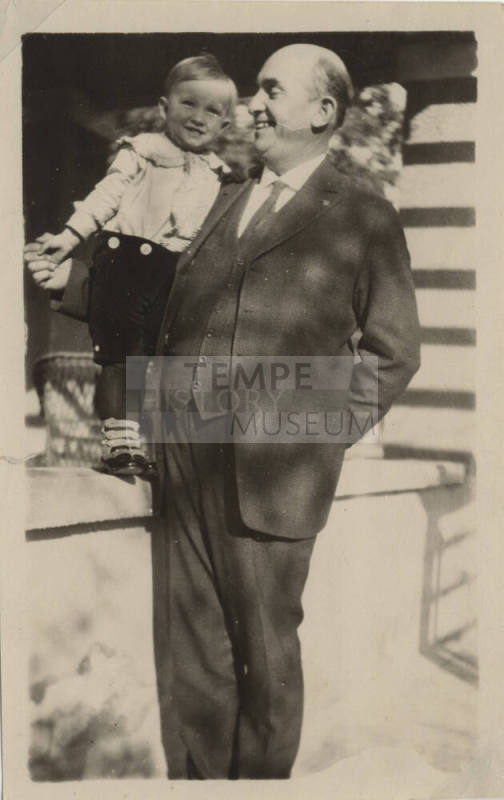 Carl Hayden with Grandson