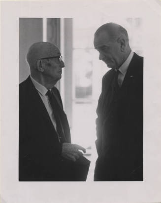 Portrait of Carl Hayden and Lyndon B. Johnson