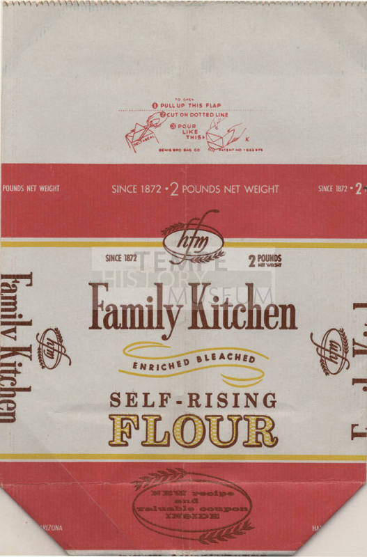 Two Pound Flour Bag "Family Kitchen"