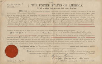 Certificate of Sale of Land to Charles T. Hayden
