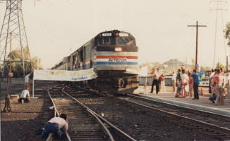 1st Amtrak Stop at Tempe Station