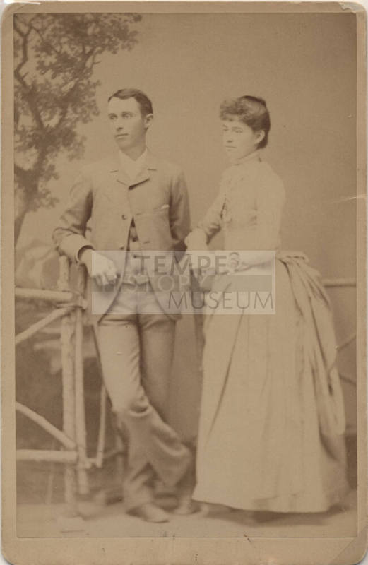 Wedding Photo of John Webster Johnson and Mary Etta Broomell