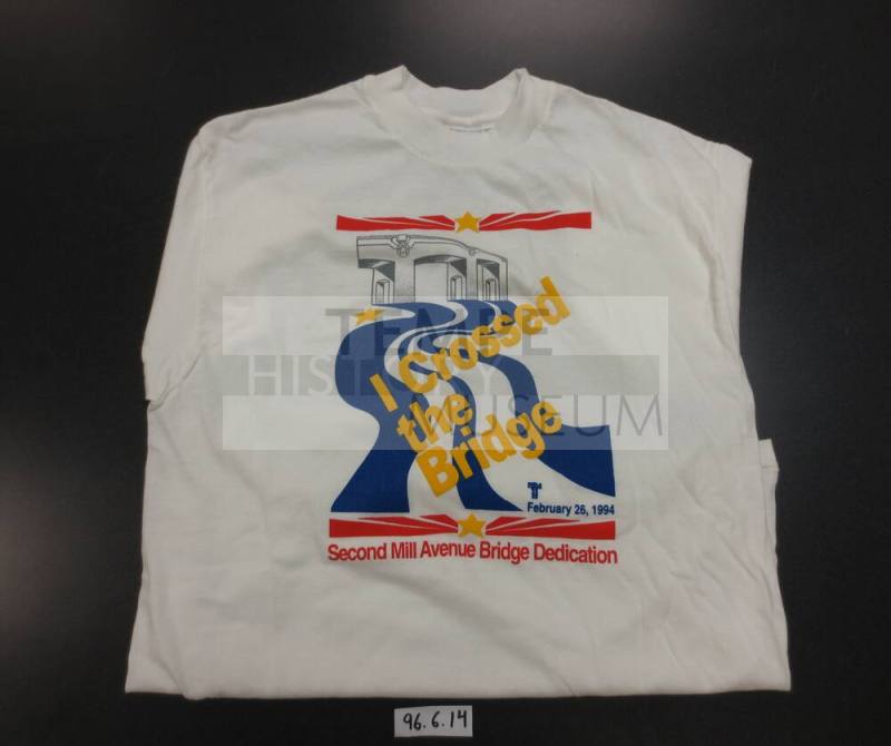 "I Crossed the Bridge" tshirt, dedication 1994