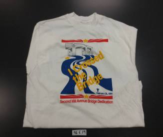 "I Crossed the Bridge" tshirt, dedication 1994