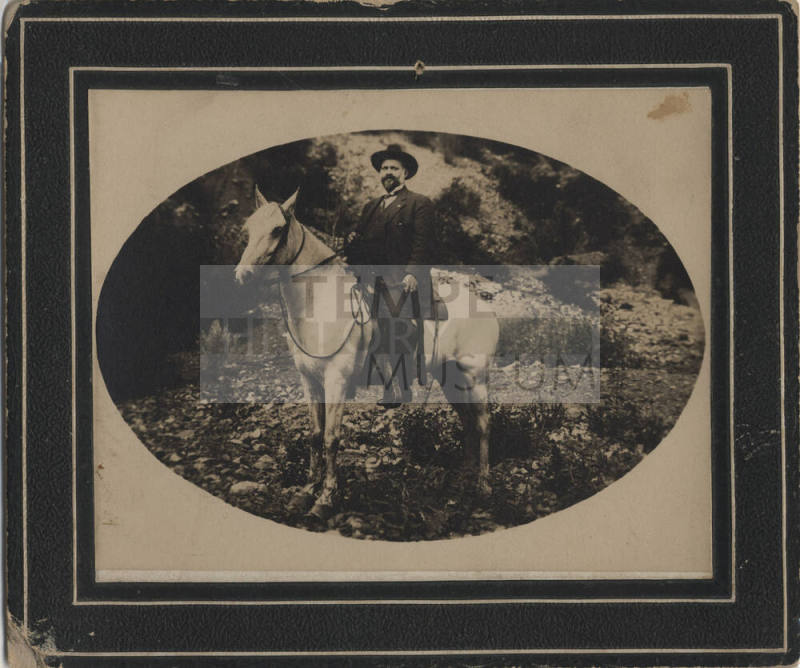 Dr. Fenn Hart on Horseback