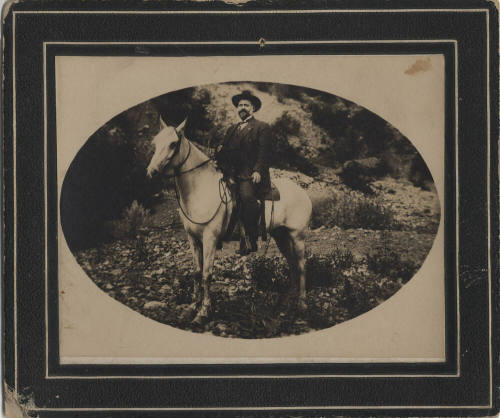 Dr. Fenn Hart on Horseback