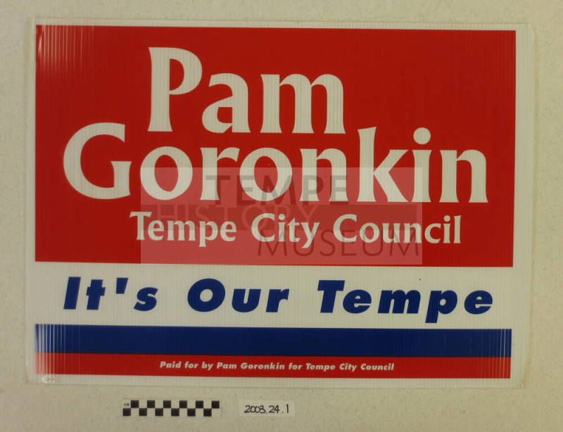 Pam Goronkin- Its Our Tempe