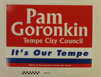 Pam Goronkin- Its Our Tempe