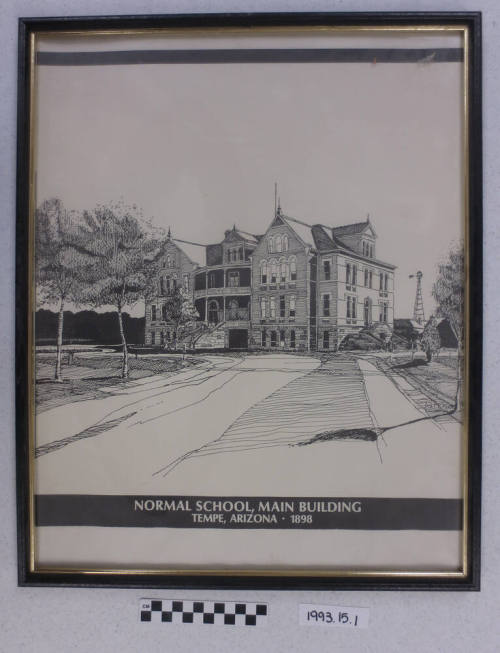Normal School Building Tempe, Arizona 1898