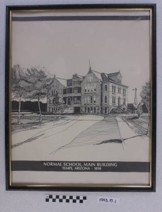 Normal School Building Tempe, Arizona 1898