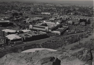 Mission Palms Hotel Neighborhood with Petroglyph