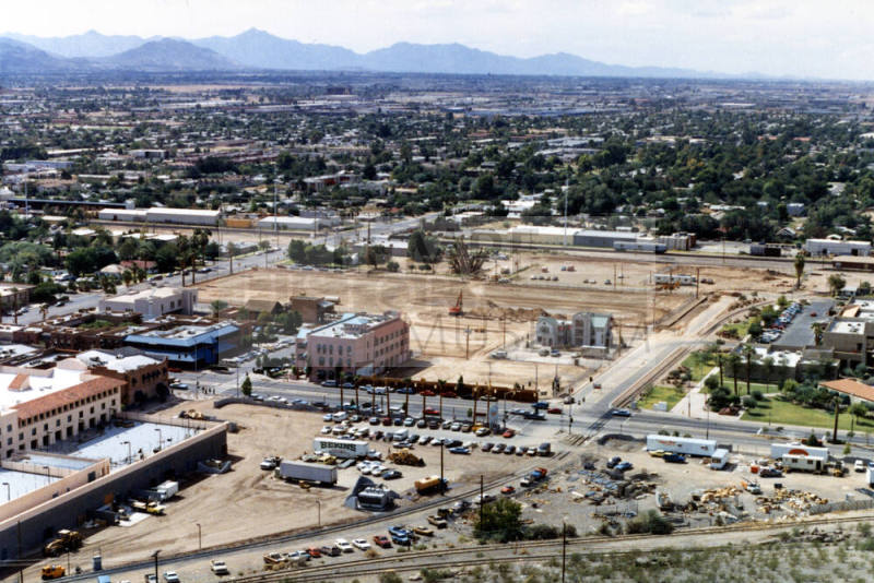 prior to construction of the Hayden Square development