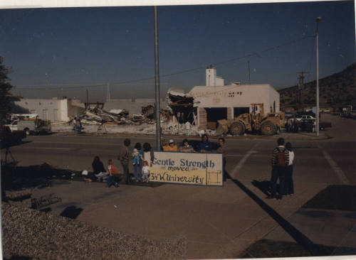 Gentle Strength Co-Op Demolition View from South