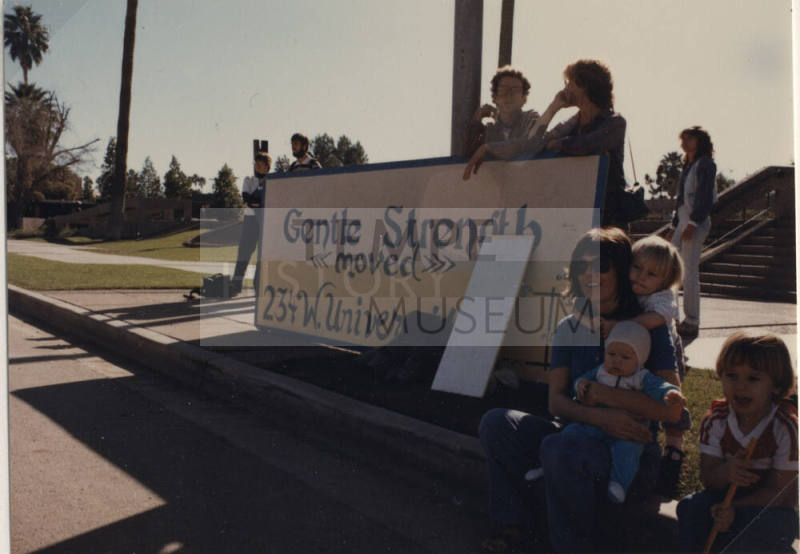 Gentle Strength Co-Op Moving Sign and Observers