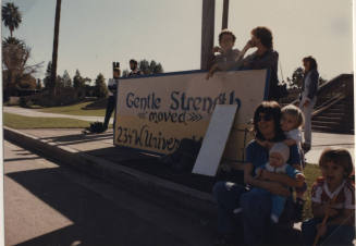 Gentle Strength Co-Op Moving Sign and Observers