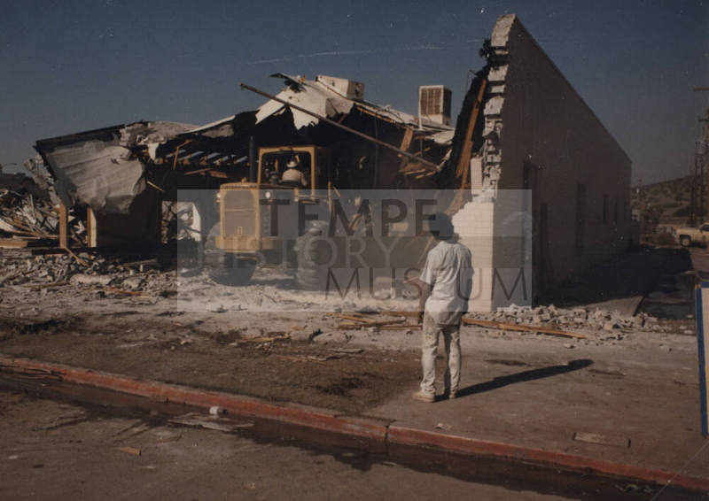 Gentle Strength Co-Op Demolition Series #51-58 Backhoe Inside at Work
