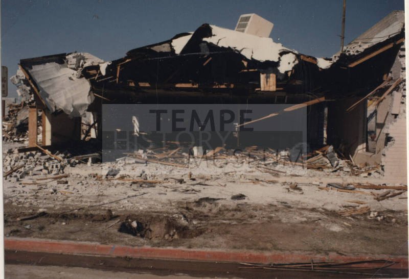 Gentle Strength Co-Op Demolition Series #51-58 Front View Side Walls Collapsing