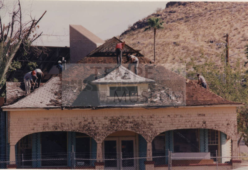 Moeur House Restoration Roof