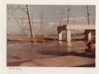 Salt River with Water, platform and SRP towers