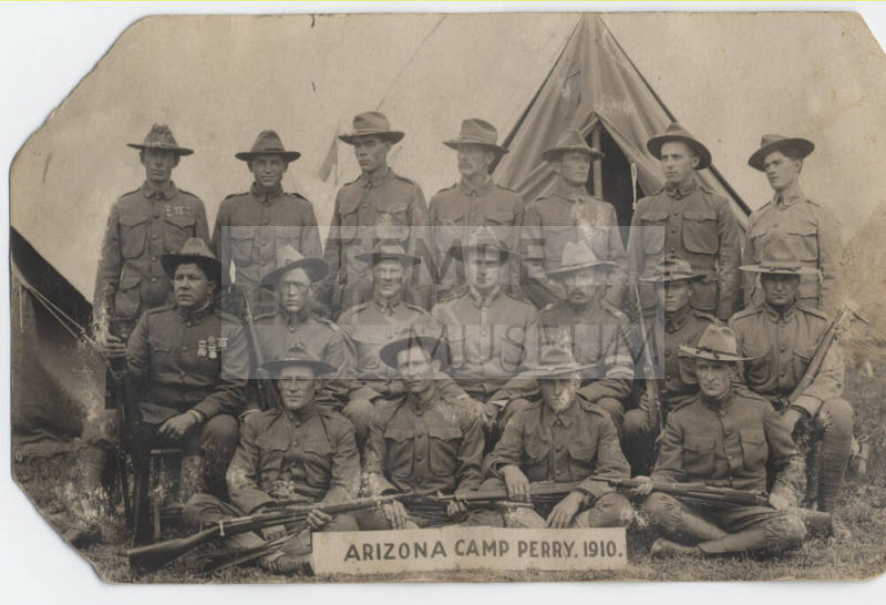 Arizona National Guard marksmen at Camp Perry, 1910