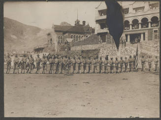 Men in the National Guard at a Mining Strike