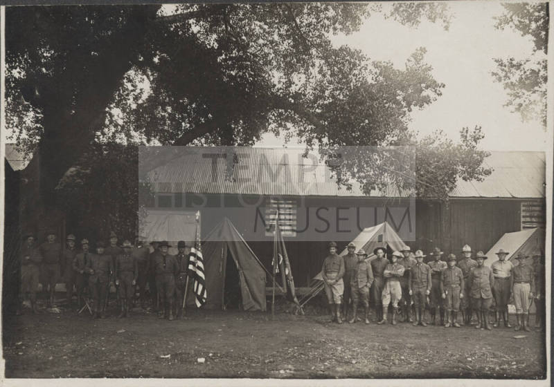 Men standing at Fort Huachuca